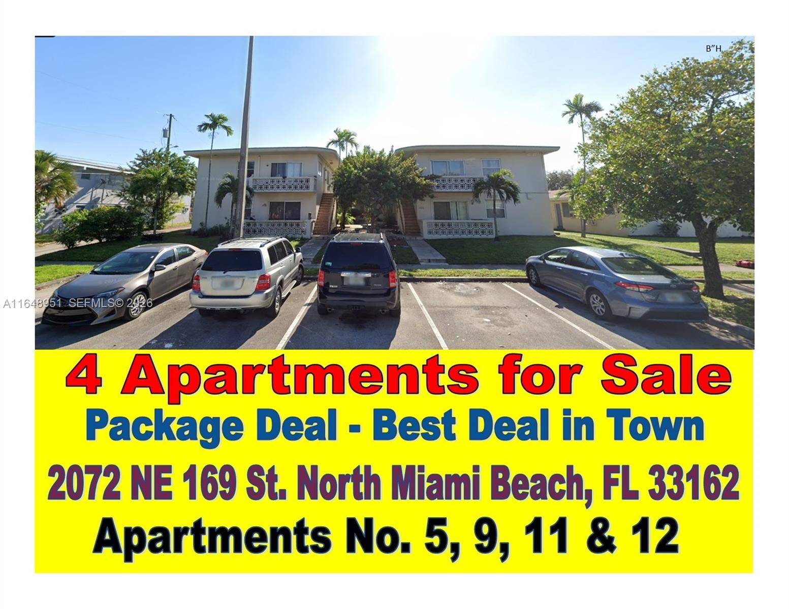 2072 NE 169th StNorth Miami Beach - 2072 NE 169 ST CORP CONDO condo unit 9, 11, 12 & 5 - picture