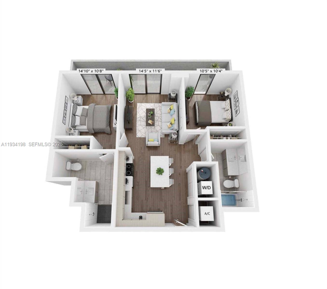 2800 SW 27th TerraceCoconut Grove - Apartments-Annual,Apartment condo unit 1707 - picture