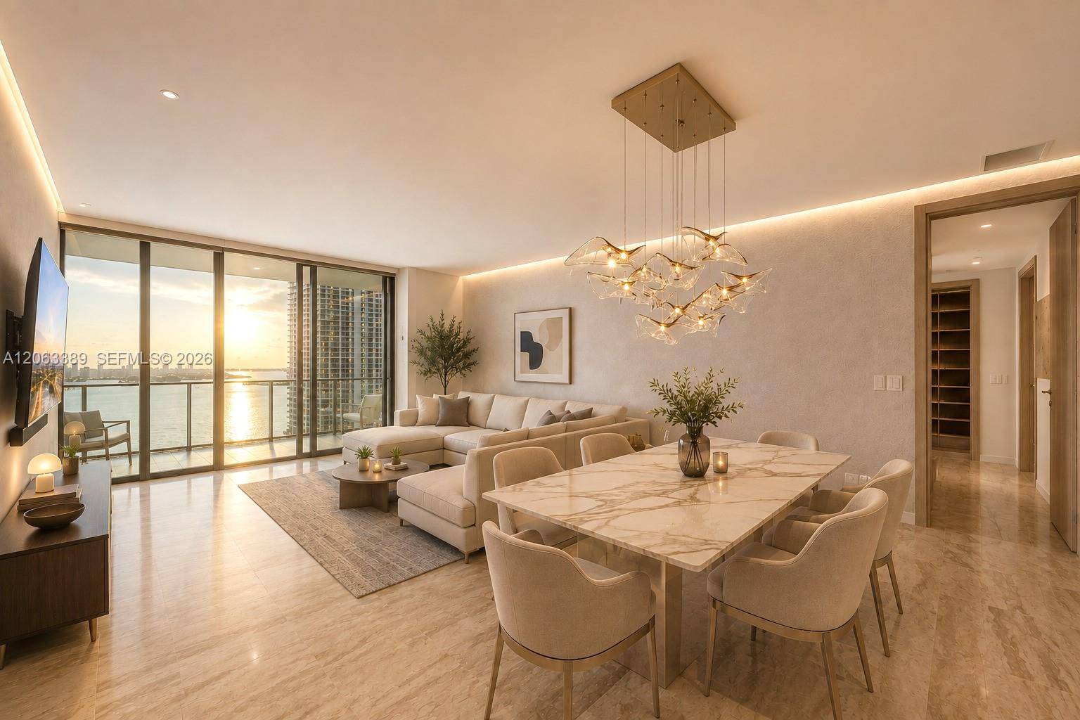 1000 Brickell PlzMiami - BRICKELL FLATIRON CONDO condo unit PH5503 - picture